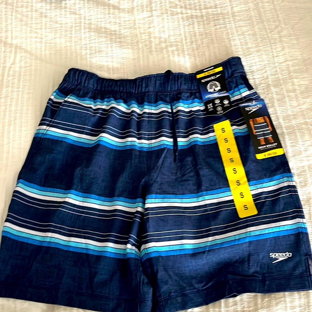 Speedo Men’s Swim Trunks S 30/32 Tech Volley